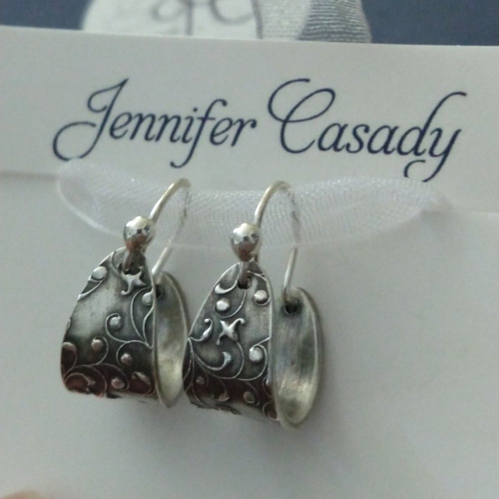 Jennifer Casady Sterling Silver Earrings, NWT